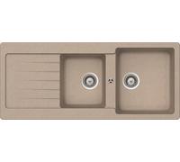 Glem LS2G16S lavello Lavello ad incasso Rettangolare Cristalite Glem