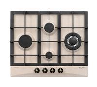 Glem Gas GT645HSA- Piano Cottura Gas 4 Fornelli 60 cm Sabbia