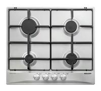 GLEM GAS - Piano Cottura GT64IX a Gas 4 Fuochi Gas Colore Acciaio Inox