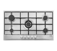 Glem Gas GT955IX Piano Cottura 5 Fuochi a Gas 90 cm (1 Bruciatore Tripla Corona) colore Inox