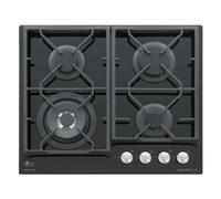 Glem Gas GV64TXBK piano cottura Nero Da incasso 60 cm 4 Fornello(i)