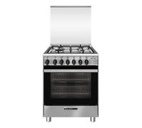 Glem Gas - Cucina Sa664mi6 Classe A-inox GLEM GAS