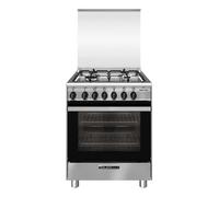 Glem Gas - Cucina Sa664mi6 Classe A-inox GLEM GAS