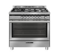 Glem Gas ST96TMI cucina Elettrico Cromo, Acciaio inox
