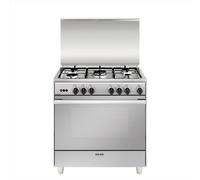 GLEM GAS U855VI - Forno multifunzione gas ventilato - Grill elettrico 4 funzioni - Capacita forno: 84 lt -Timer contaminuti - Classe energetica A