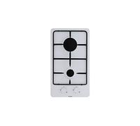 Glem Gas - Domino Smaltato Gas 30 Cm - 2 Fuochi Gas - 4 Kw - Comandi Frontali - Tutti - Gt32wh - SPEDIZIONE GRATUITA