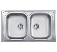 Glem Lavello 2 vasche Gl286ix inox