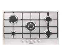 Glem Gas GT955IX Piano Cottura 5 Fuochi a Gas 90 cm (1 Bruciatore Tripla Corona) colore Inox