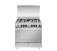 GLEM GAS U855VI - Forno multifunzione gas ventilato - Grill elettrico 4 funzioni - Capacita forno: 84 lt -Timer contaminuti - Classe energetica A