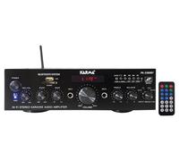 KIT PA2380BT amplificatore stereo con mp3 bluetooth casse nere e microfono