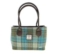 Glen Appin Borsa classica Harris Tweed - LB1003 - Cassley, Colore 122 Turchese, m
