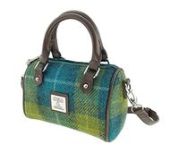 Glen Appin Harris Tweed 'Kilbride' - Mini borsa da bowling (colore 114 mare/verde)