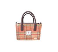 Glen Appin Borsa Tote Harris Tweed - LB1228 Brora, Colore 148 Arancione Verde, M