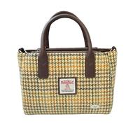 Glen Appin Borsa Tote Harris Tweed - LB1228 Brora, Colore 149 Verde Marrone, M