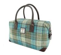 Glen Appin Esk Harris LB1006 - Borsone da viaggio, Lb1006 (colore 122 turchese/a quadretti), 25 x 45 x 22 cm, Borsa weekend
