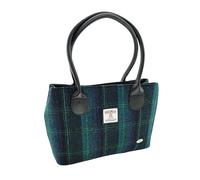 Glen Appin Harris Tweed Borsa classica - LB1003 - Cassley, Colore 119 Blu/Turchese