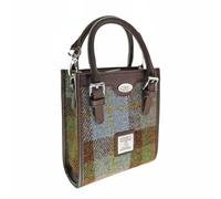 Glen Appin Harris Tweed 'Keltie' - Mini borsa tote con tracolla rimovibile, 15 Macleod Tartan, s