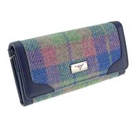 Glen Appin Harris Tweed LB2000 - Borsa pieghevole da donna, Col 135 Blu Morbido Rosa, S, Casual