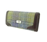 Glen Appin Harris Tweed LB2000 - Portafoglio pieghevole da donna, Col 112 Lilla/Lime, S, CasualH