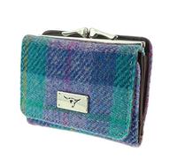 Glen Appin Harris Tweed LB2113 - Borsa da donna piccola, Colore 79 Turchese Check, S, casual