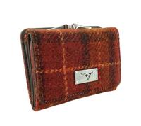 Glen Appin Harris Tweed LB2113 - Portamonete da donna piccolo, colore 117 ruggine/arancione, Colore 117 Ruggine/Arancione, Softsided