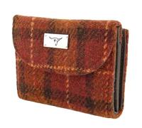 Glen Appin Jura LB2002 Harris Tweed - Portafoglio piccolo da donna, Col 117 Arancio, Contemporaneo
