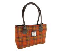 Glen Appin LB1003 Cassley, Borsa classica in tweed Harris