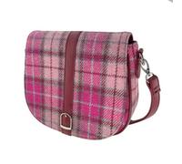 Glen Appin Of Scotland 'Beauly' Harris Tweed Borsa a tracolla regolabile e rimovibile (colore 138 rosa), Colore 138 Rosa, s