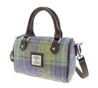 Glen Appin Of Scotland Harris Tweed 'Kilbride' Mini Tote Bag, Col 112 Green Check, xs