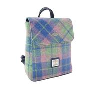 GLEN APPIN OF SCOTLAND Harris Tweed Tummel Zaino/Zaino LB1213, Col 135 Blu Rosa a Quadri, S