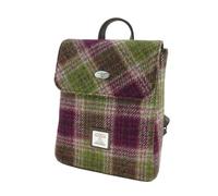 Glen Appin OF SCOTLAND LB1213 - Zaino Harris Tweed Tummel, Colore 125 mélange/viola, S
