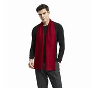 Glen Mila Sciarpa invernale classica da uomo in lana sciarpe extra lunghe tinta unita tinta unita moda formale morbida sciarpa calda per uomo papà