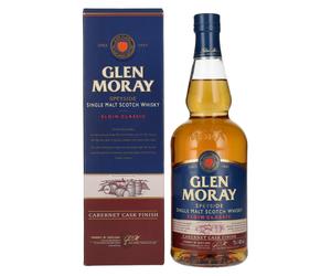 Glen Moray Elgin Classic Cabernet Cask Finish 40% Vol. 0,7l in confezione regalo