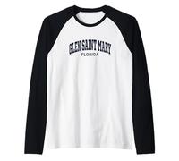 Glen Saint Mary Florida Vintage Maglia con Maniche Raglan