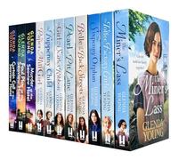 Glenda Young Collection 11 Books Set (The Miner's Lass, The Toffee Factory Girls, The Sixpenny Orphan, Belle of the Back Streets, Pearl of Pit Lane, Murder at the Seaview Hotel & More)