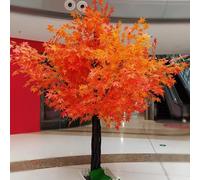 Glenmi Acero Rosso Artificiale, Presenta Foglie eccezionalmente realistiche, Non Richiede Manutenzione, Offre Colori Vivaci e Duraturi for Un Arredamento d'interni Sofisticato.(2mx1.8m)