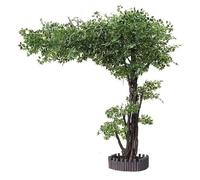 Glenmi Albero di Banyan Artificiale, con Foglie di Seta realistiche e Colori Vivaci, Non Richiede Manutenzione, Ideale for la Decorazione della casa, aggiunge Felicità e Bellezza.(3mx2.5m)