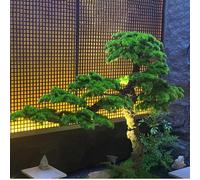 Glenmi Albero di Pino Artificiale, Materiale Realistico, Durevole e rispettoso dell'ambiente, Non necessita di Manutenzione, Crea un'atmosfera Zen e Porta Fortuna Secondo(3ft)