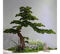 Glenmi Bonsai di Pino Artificiale, pianta Finta realistica Che Non Richiede Manutenzione, Perfetta, simboleggia nobiltà e Successo for la casa, L'Ufficio o l'arredamento di Eventi.(7ft)