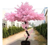 Glenmi Ciliegio Artificiale in Fiore: Fiori Rosa Intenso, progetti di bricolage e miglioramento della casa Pronti, Sempre pieni, Non Serve Terra(2.5mx2.5m)