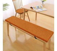 Glenmi Cuscino for panca, cuscino for panca spesso 5 cm, cuscino for seduta rimovibile e lavabile for uso esterno, giardino, patio, sala da pranzo, casa, comodo(Brown,130 * 40 * 5)