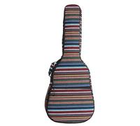 Glenmi - Custodia per chitarra acustica da 101,6 cm o 104,1 cm, in stile bohémien, imbottita in morbida schiuma, a zaino, con cuscinetto protettivo per il collo, Bohemian 3.