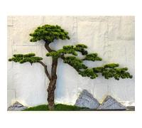 Glenmi Elegante Albero di Pino Bonsai Artificiale, Lavorazione Artigianale realistica, valorizza Lo Spazio con Armonia, Non Richiede Manutenzione, for Gli Amanti delle Piante.(6ft)