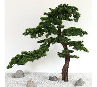 Glenmi Finto Albero di Pino Artificiale - Decorazione Zen realistica con Foglie Modellate e Rami Testurizzati, Crea un'atmosfera tranquilla e aggraziata Ristorante dell'ufficio Domestico(4ft)