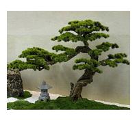 Glenmi Pino Artificiale Realistico, Materiale Ecologico di Alta qualità, Non necessita di Manutenzione, arricchisce l'arredamento di casa/Ufficio con serenità ed energia positiva.(8ft)