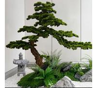 Glenmi Pino Artificiale, simboleggia l'equilibrio e la Crescita tranquilla Senza Bisogno di Manutenzione, for l'arredamento Moderno della casa e della scrivania dell'ufficio(5ft)