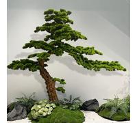 Glenmi Pino Finto, Albero Artificiale a Zero Manutenzione con Silhouette sempreverde, Dona Una Bellezza Calma a casa, in Ufficio o Come centrotavola for Eventi Speciali(8ft)