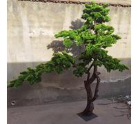 Glenmi Pino Finto dall'aspetto Tranquillo e aggraziato, Fogliame ad Alta Simulazione, Ideale for Il Bagno in Stile Spa o l'arredamento for Migliorare la Carriera in Ufficio(6ft)