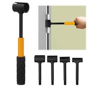 Glenmi Set di chiavi for porte 4 in 1 da 14 mm a 25 mm, set di chiavi in acciaio pesante for cerniere, riparazione di fessure di disallineamento senza sforzo