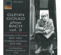 Glenn Gould Glenn Gould Plays Bach - Volume 3 (CD) Album